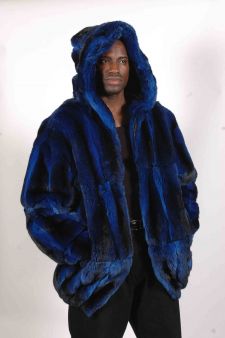 Marc Kaufman Furs presents a cobalt blue chinchilla hooded bomber fur jacket in New York City, Fur coats in Baltimore, fur coats in Chicago, fur coats in Detroit, fur coats in Los Angeles, fur coats in Detroit, fur coats in orange county, fur coats in Atlanta, fur coats in Denver, fur coats in Dallas, fur coats in Seattle, fur coats in Portland, fur coats in Santiago, fur coats in Portugal, fur coats in Madrid